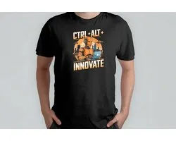 Innovate CTRL ALT - T Shirt - AI - ArtificialIntelligence - Machine - Robot - NextGenAI - KunstmatigeIntelligentie - ToekomstVanAI - AIGestuurd - AIRevolutie