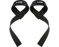 U Fit One Lifting Straps - Deadlift Straps - Padded Straps - Bodybuilding - Gewichtshef - Powerlifting - Wrist Wraps - Fitness - Lifting Belt - Gym Straps