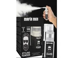 Spray cire poudre capillaire - Cire poudre capillaire - Poudre de coiffage capillaire - Poudre de volume - Texture Powder - Volume - Hommes - Femmes - Coiffure surélevée Poudre de volume - Medium Hold MAFIA MEN
