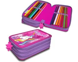 Unicorn Gevuld etui Magic Dreams - 39 stuks - 11,5 x 19,5 x 6,5 cm - Polyester