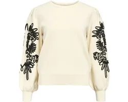 Object Objjoana L/s Knit Pullover Truien & vesten Dames - Sweater - Hoodie - Vest- Zand - Maat XS