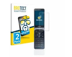 BROTECT - Screenprotector voor Samsung Galaxy Folder 2 - Folie Beschermfolie transparant 2 Stuks