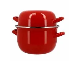 Pan Menastyl Zwart Glazed enamelled steel
