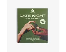 Date Night Chocolate - Lustverhogende Chocolades - Matcha - Met gratis kaartspel & Erotica - 4 porties