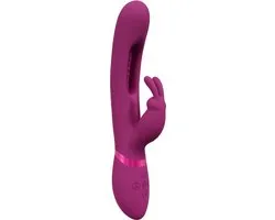 VIVE by Shots - Mika - Triple Motor - Vibrating Rabbit with Innovative G-Spot Flapping Stimulator - Pink
