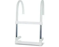 BREG - Zwemtrap - 2 treden - Aluminium - Bootladder - Steigertrap - Boot trap