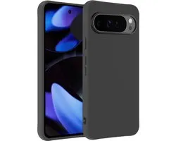 Coque Compatible avec Google Pixel 9 Pro Coque Siliconen Case Cover - Coque Compatible avec Google Pixel 9 Pro Case Cover Case - Zwart