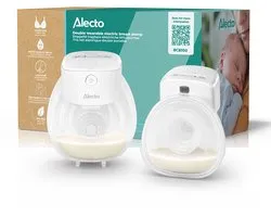 Alecto BCB100 Dubbele Borstkolf – Elektrisch en draagbaar - Wit