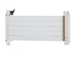 Dailygoods- Riser-kabel Hoge Snelheid - PCIE 4.0 X16 - Flexibele Verlengkabel - 180 Graden Beugel - Voor RTX 4090/RX 7900 XT - 128 Gbps Transmissiesnelheid - Grafische Kaart Verlengkabel