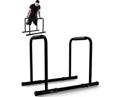 Breaking Limits Dip Bars – Dip Station – Parallettes – Fitness & Calisthenics – Verstelbaar 80-100cm Hoog