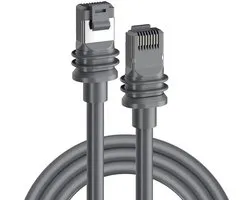 Kabel geschikt voor Starlink Gen3 Ethernet Adapter – CAT6 1200Mbps Netwerkverbinding voor Starlink Router - internet kabel - 10 meter - grijs