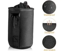 DutchOptics camera lens tas pouch Maat S voor Canon Sony Nikon Pentax Olympus Fuji Tamron Sigma Tokina
