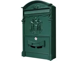 Brievenbus model REGIUS - groene kleur - 410 x 260 x 90 mm