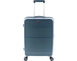 Gladiator Saona Middelgrote Koffer - 65 cm - 70/80 liter - Expandable - TSA slot - Blauw