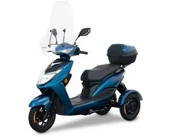 Retelli Conforto - scootmobiel - blauw - actieradius 150 kilometer - 72v/60ah - inclusief rijklaar maken & bezorging - rijden zonder helmplicht en rijbewijsplicht