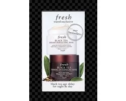 Fresh - Black Tea Instant Perfecting Mask 100ml & Black Tea Firming Overnight Mask 100ml - Black tea age-delay for night & day 2 x 100ml