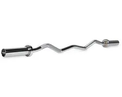 VirtuFit Olympische EZ Curl Bar - Halterstang - 120 cm