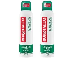 Borotalco Original - Deodorant Spray - Active Crystal Talk - Extra droog - 2 x 150 ml