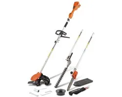 Powerplus Dual Power 4-in-1 Tuin Multitool op batterijen POWDPG75530 - 40 V tuingereedschap, heggenschaar, trimmer, kettingzaag en bosmaaier op accu, zonder accu en lader