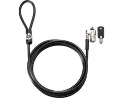 HP Keyed Cable Lock - Beveiligingskabelslot - 1.83 m - voor Mobile Thin Client mt22; ProBook 44X G7, 45X G7; ZBook Firefly 14 G7, 15 G7