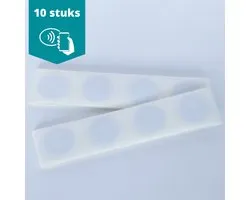 NFC World - NFC Tags Stickers - NFC Stickers - NFC Stickervel - NFC Chip - NFC Tag - NTAG213 - 10 Stuks