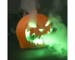 Halloween decoratie - Pompoen rookmachine met LED’s - Halloween versiering voor themafeesten