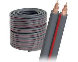 AudioQuest X-2 bulk speaker cable audio kabel 15 m Grijs
