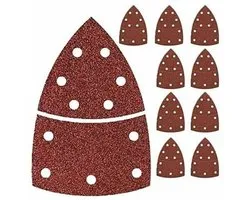 Convient pour - Bosch PSM 160 A PSM 80 A Prio Ventaro Metabo FMS 200 Intec Skil Octo Detail Ponceuse à main grain mixte - 40 pièces feuilles abrasives