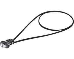 Bracelet magnétique kwmobile compatible avec Samsung Galaxy Buds 3 / Soundcore P20i / Wave Beam / Fun Air Pro 4 - Bracelet en Siliconen pour écouteurs sans fil - Longueur 80 cm - Noir