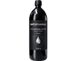 Natupharma - Colloïdaal Zilverwater - Ionisch - 10 PPM - Zilverwater - Miron Glas - 1000 ml