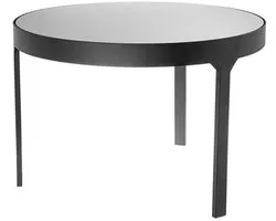 Riverdale - Bijzettafel Roma zwart 59cm Zwart