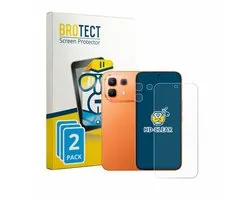 BROTECT - Screenprotector voor Infinix Note 60 Pro (Voor+Camera) - Folie Beschermfolie transparant 2 Stuks