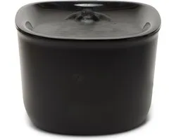 Pettadore Hydrate Lite - Drinkfontein Kat/Hond - Waterfontein Kat met Magnetische en Stille Pomp - Kattenfontein - 2,0L - Zwart