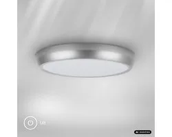 BRILONER Navaro - Plafonnier LED - éclairage salle de bain - lampe salle de bain - IP44 - 18W - lumière blanc neutre - Ø27cm - chrome