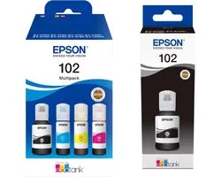 Epson 102 - Inktcartridge - Multipak + Zwart