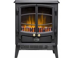 Cheminée électrique Dimplex Tango Optiflame – Modèle de chauffage électrique autonome avec lit lumineux, effet de feu à LED , fonction de chauffage réglable, thermostat et télécommande