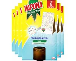 6x Vapona Fruitvliegjesval 40 ml