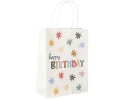 Folat - Sacs cadeaux - Starburst Happy Birthday (6 pièces)