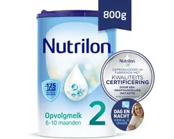 Nutrilon 2 Opvolgmelk – Flesvoeding Vanaf 6 Maanden – 800g