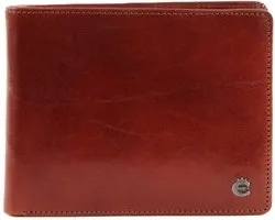 Esquire Leren Portemonnee Toscana Leather Wallet Brown Bruine