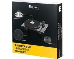 Pro-Ject Upgrade Set Advanced - Verbeterde Geluidskwaliteit - Duurzame Componenten - Eenvoudige Installatie - Zwart