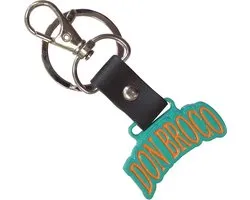 Don Broco - Orange Logo Sleutelhanger - Groen/Oranje