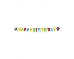 Paperdreams - Letterslinger happy birthday trucks - 3 m