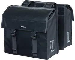 Sacoche double Basil Urban Load - 48 Litres - Noir