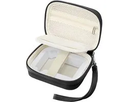 Digitaal Camera Hoes, Compacte Camera Tas met SD-kaartopslag, Waterdichte Beschermende Reisdraagbare Pouch for 4k Digital Camera/Kodak PIXPRO/Nikon Powershot/Sony Cybershot (Zwart)