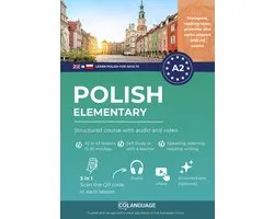 Learn Polish A2 elementary. Structured course with audio and video