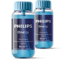 Philips OneUp schoonmaakmiddel XV1892/02 - Ultra geconcentreerd - Streeploos Dweilen - Dubbelverpakking