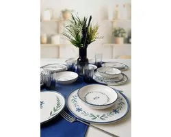 Keramika Serviesset - Daphne - 18 delig - 6 persoons - Stoneware