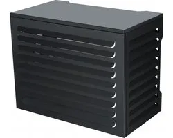 Bodo - Aluminium Airco Cover - Airco Casing - Caisson pour unité extérieure - Petit - Zwart