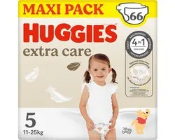 Huggies Extra Care Couches Taille 5 (11 à 25 kg) - Lot de 2 x 33 - Hypoallergéniques et Respirantes - Multipack